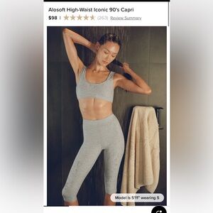 Alosoft High-Waist Iconic 90's Capri